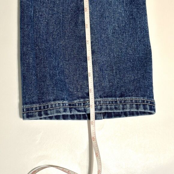 R.V.T. Jean Co Size 9/10 Womens Juniors Jeans Blue Straight Leg Embroidered Y2K - Picture 11 of 16